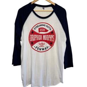 Dropkick Murphys 2020 Streaming Outta Fenway 2X 3/4 Sleeve Jersey Shirt